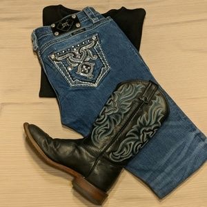 Miss Me Relaxed Bootcut Jeans Size 27